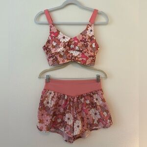 Aerie floral workout set